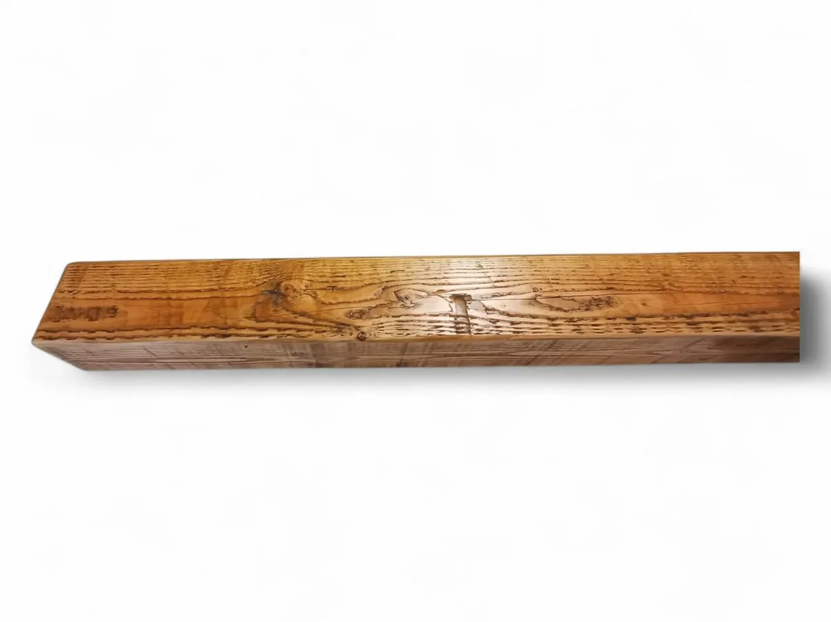 Rustic Fireplace Mantels – Solid Wood -Custom Made - Image 4