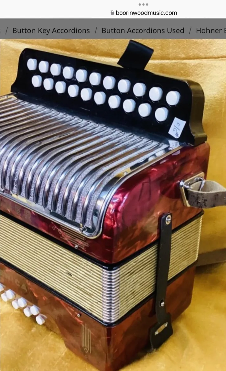 HOHNER ERICA C/C# BUTTON ACCORDION MELODION U - Image 2