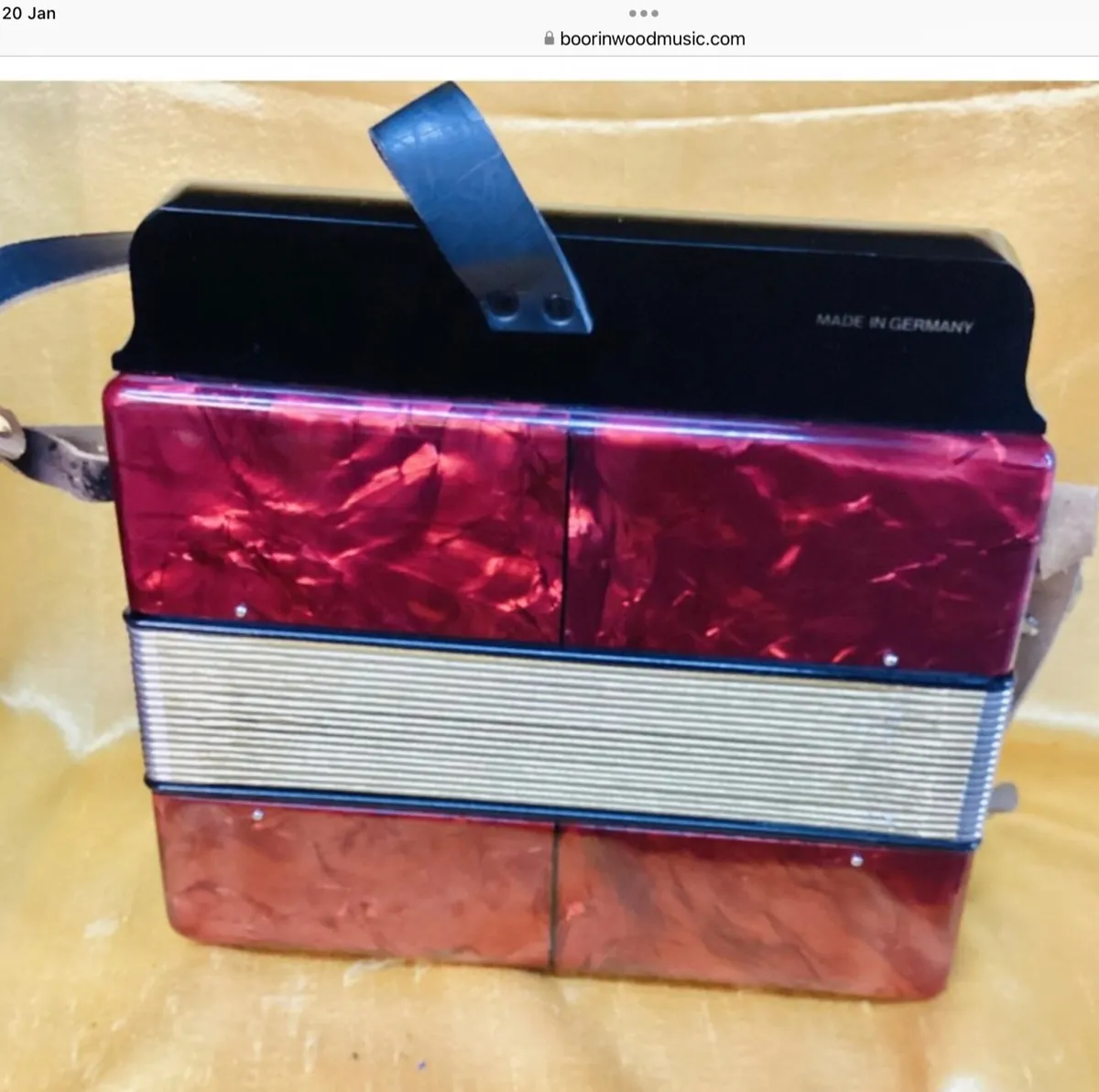 HOHNER ERICA C/C# BUTTON ACCORDION MELODION U - Image 3