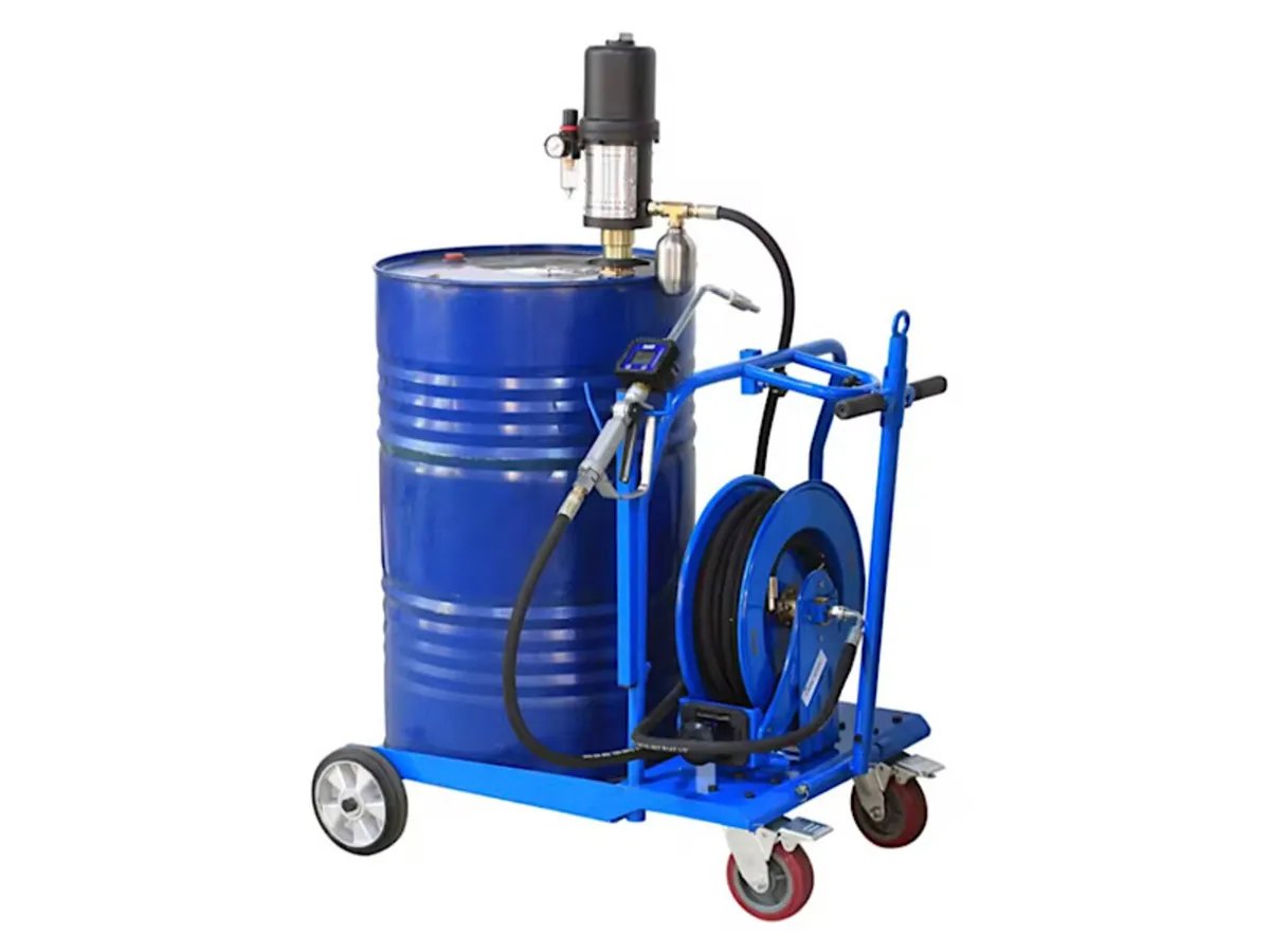 BDC Air  Oil Dispense Trolley with Hose Reel - Image 1