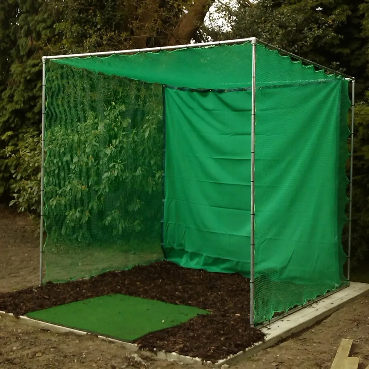 Golf cage & Mat - Image 1