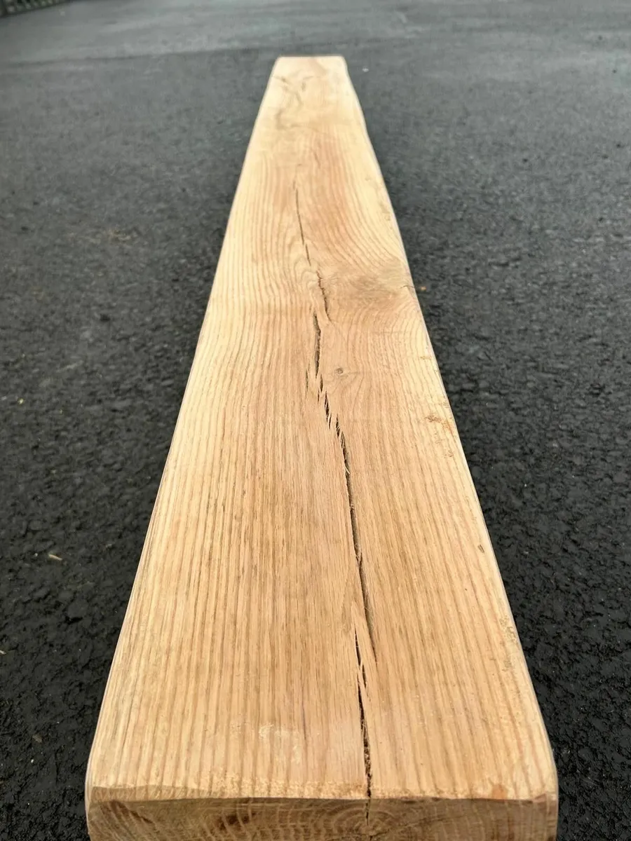 2.5 mtr Raw Oak Beams - Image 3