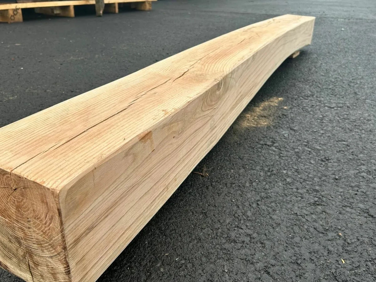 2.5 mtr Raw Oak Beams - Image 4
