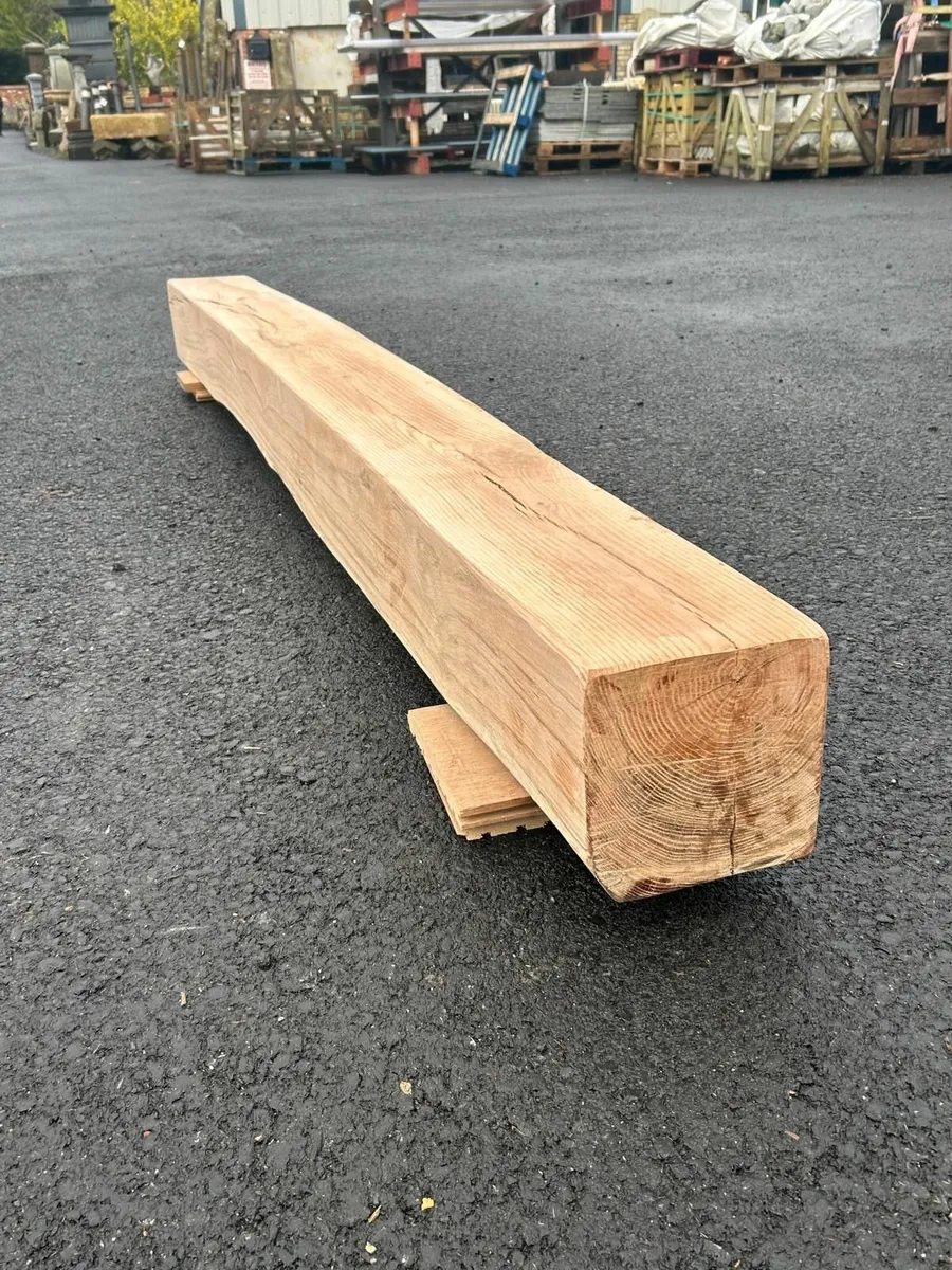 2.5 mtr Raw Oak Beams - Image 1