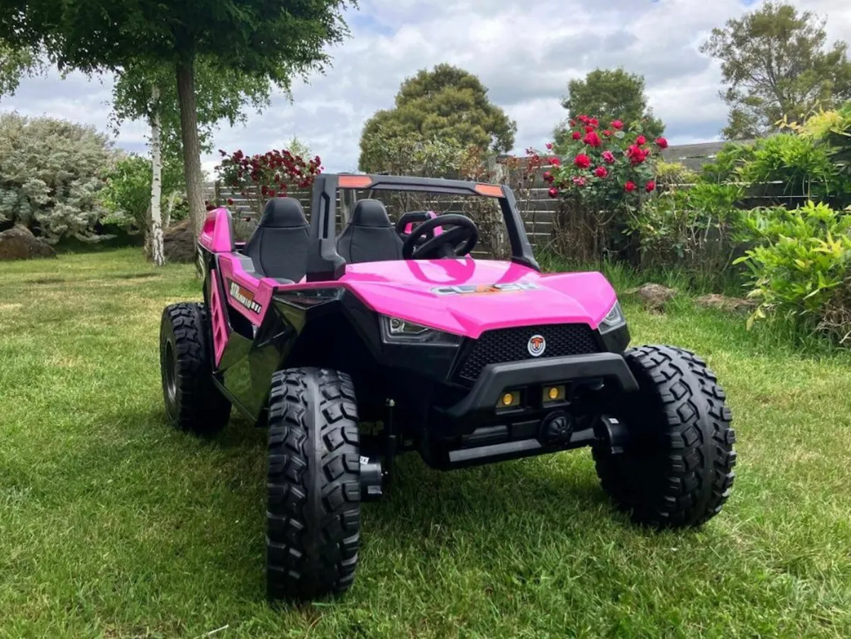 Clash XL 24V Electric Ride On Buggy Pink - Image 1