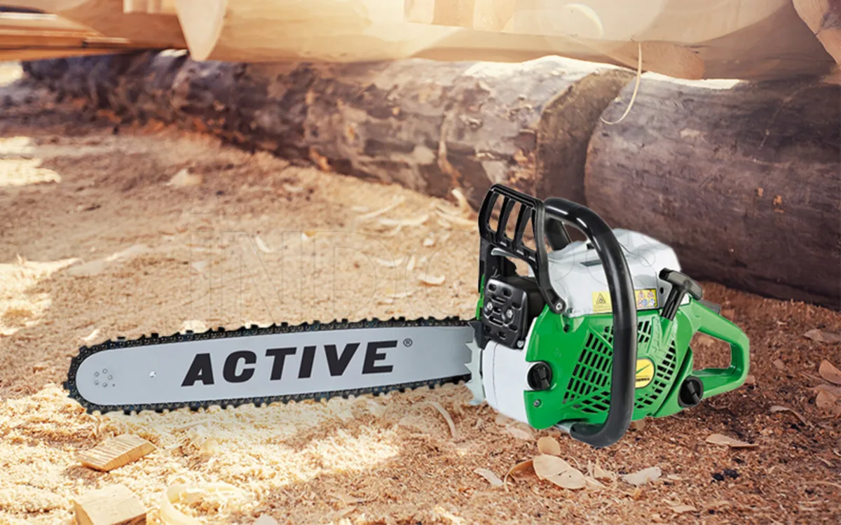 Active 56.56 Chainsaw with Free Log Stand - Image 1