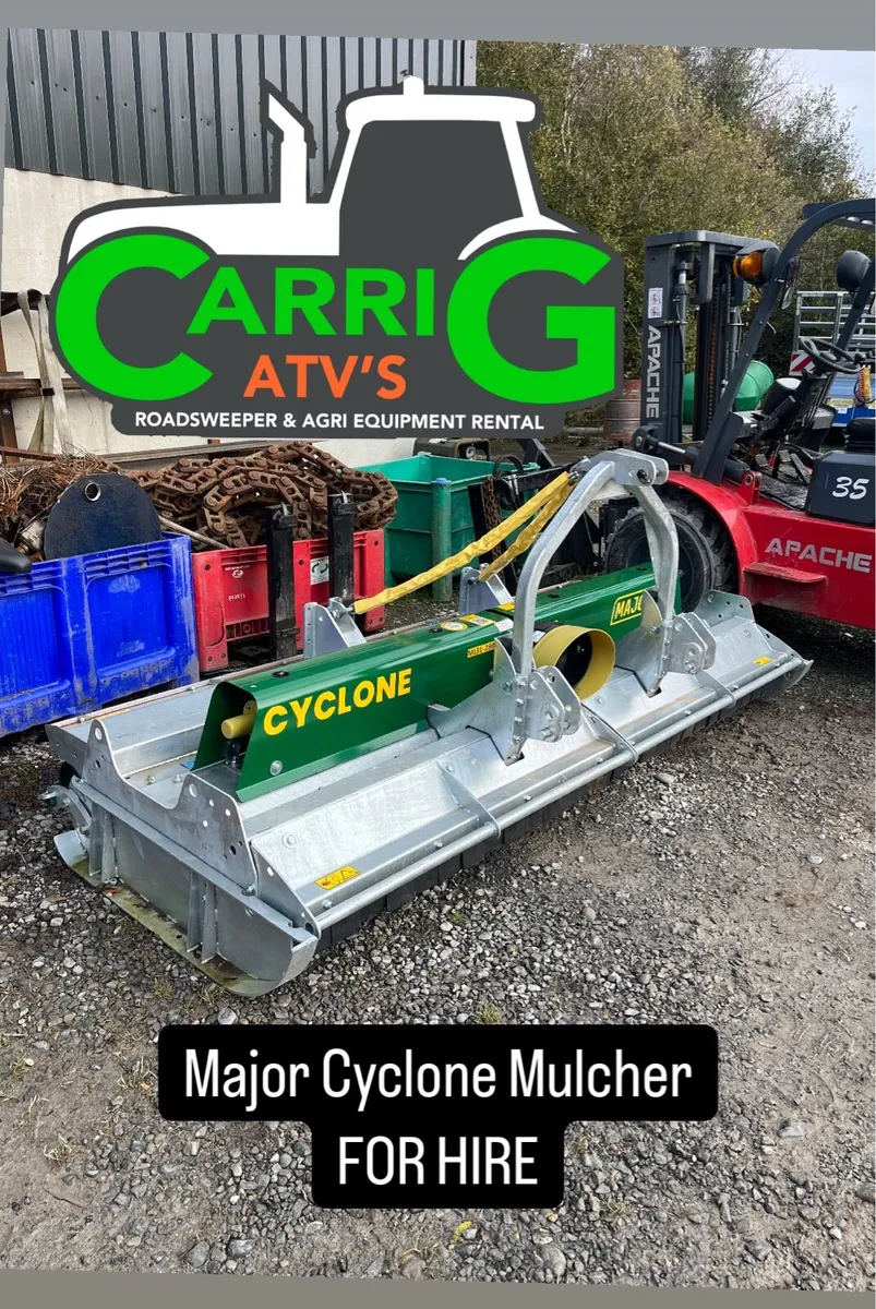 FOR HIRE - Major Cyclone Mulcher - Image 1