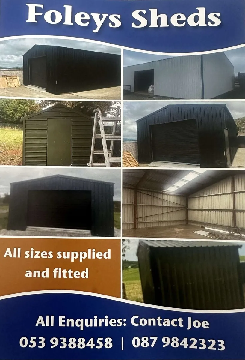 Steel sheds and garages and workshops Wexford - Image 1