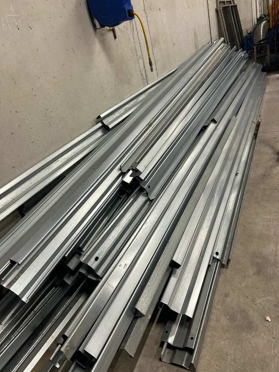 7” steel purlins