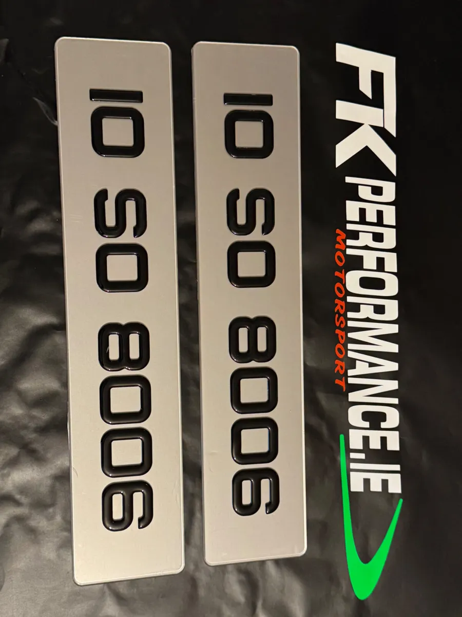 Tinted gel number plates delivered - Image 3