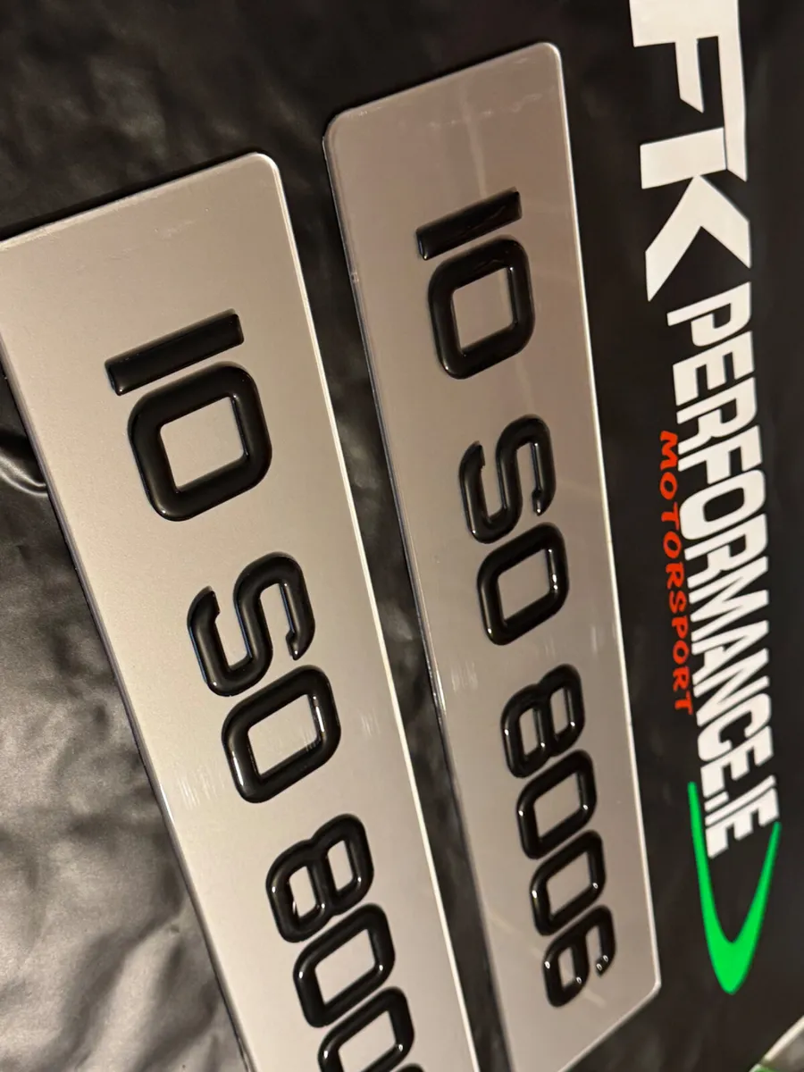 Tinted gel number plates delivered - Image 4