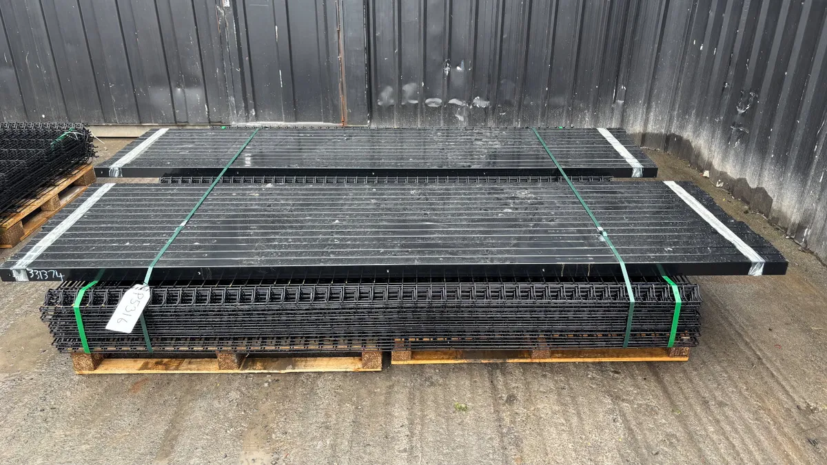 New Black Security Fencing Panels - Image 2