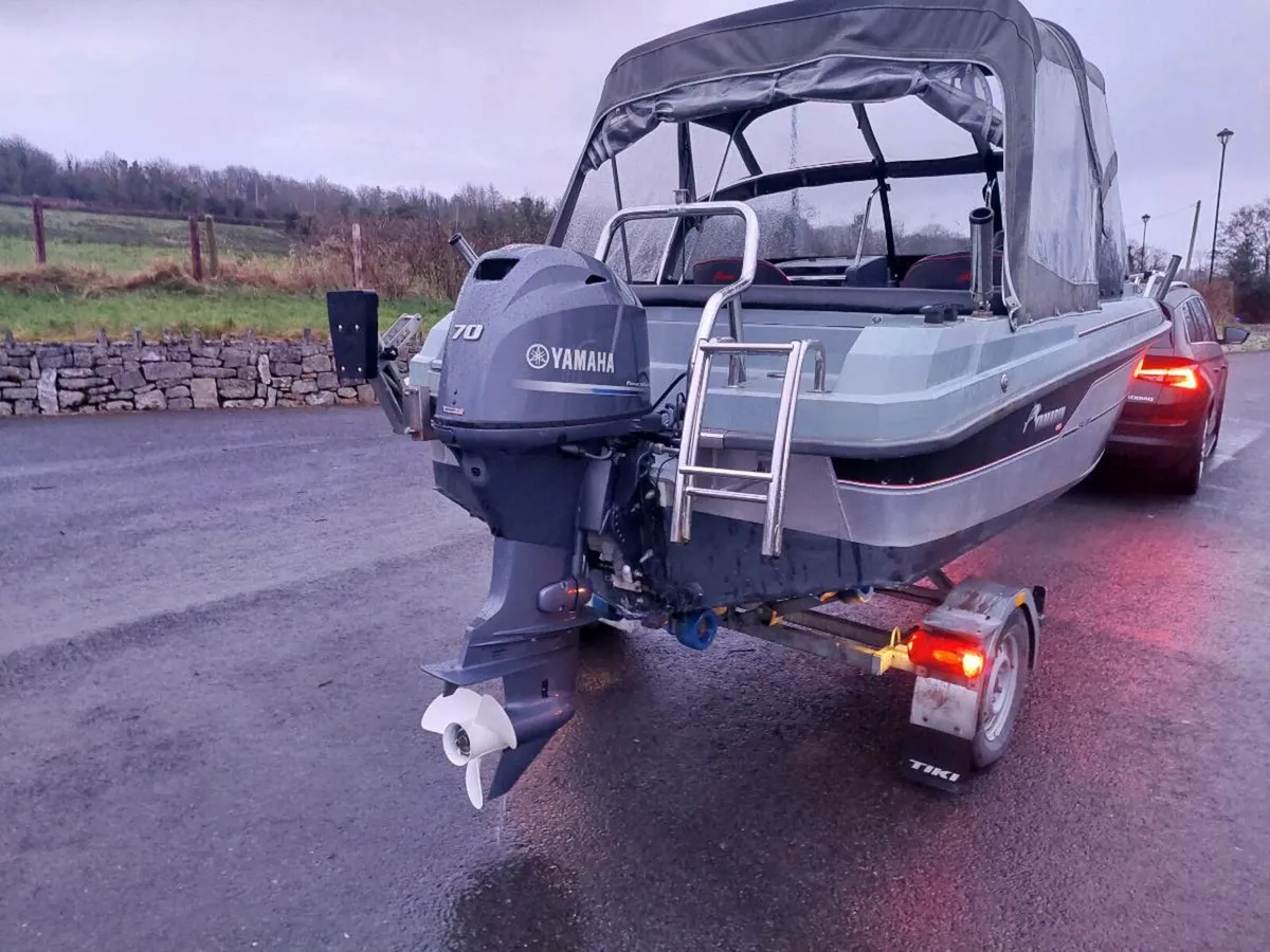 Yamarin boat,engine yamaha 70hp and treiler - Image 3