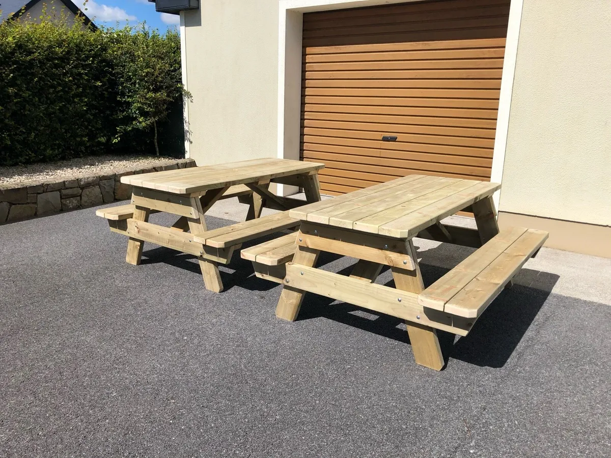 Heavy duty picnic  bench - Image 2