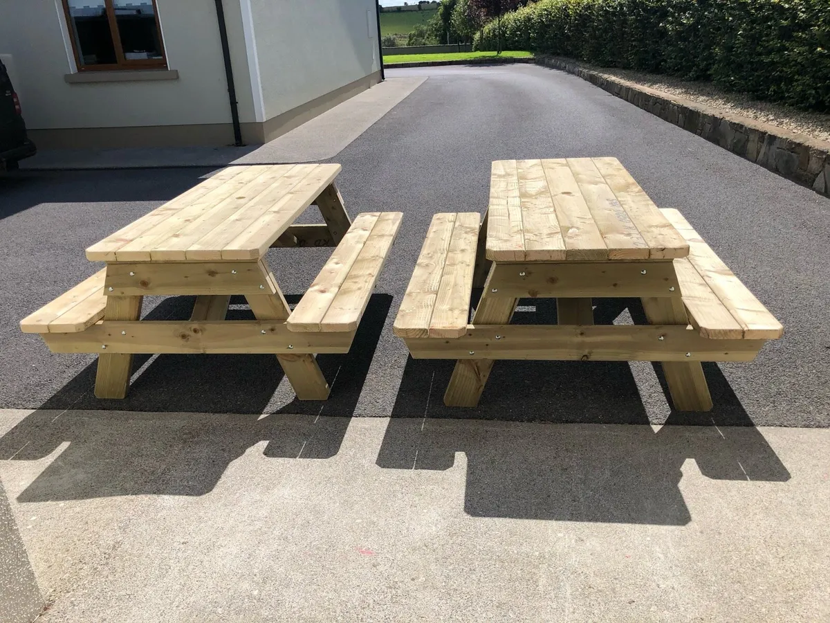 Heavy duty picnic  bench - Image 3