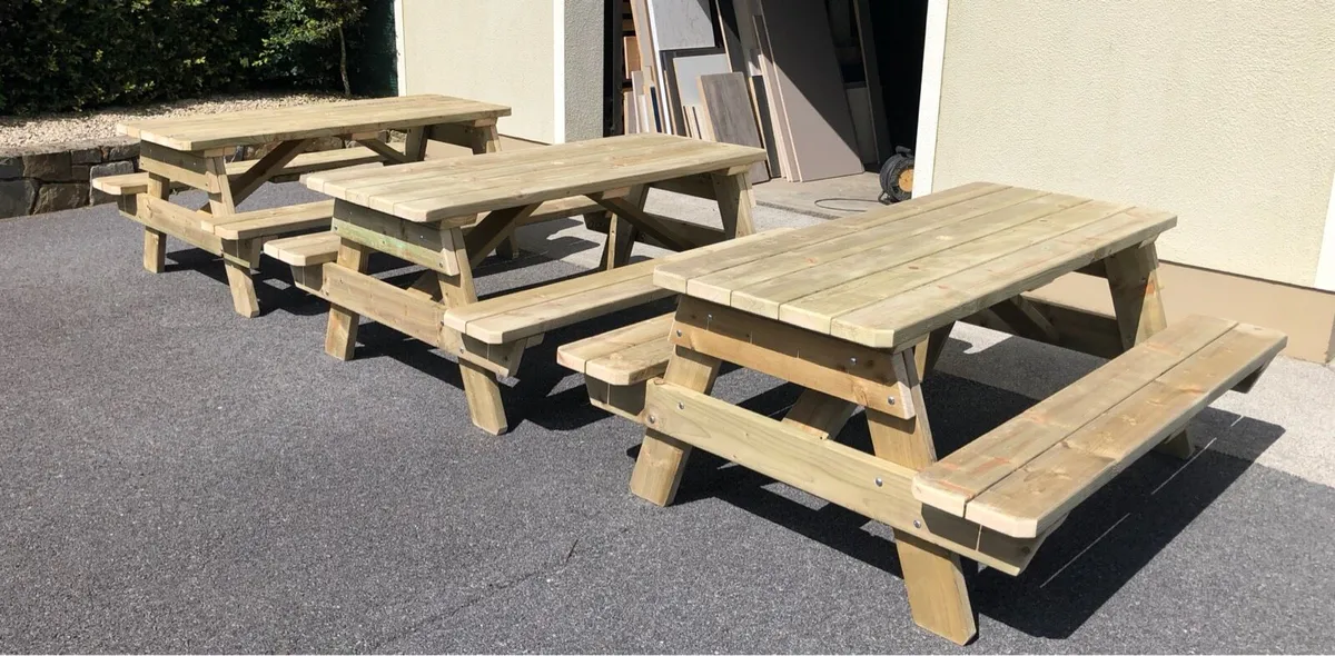 Heavy duty picnic  bench - Image 4