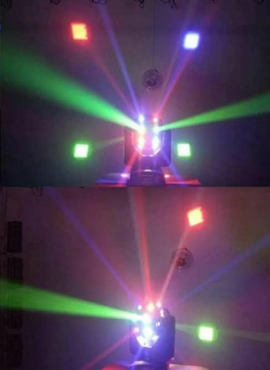 150W RGBW Arm Wind Turbine DMX512 Moving Head - Image 4