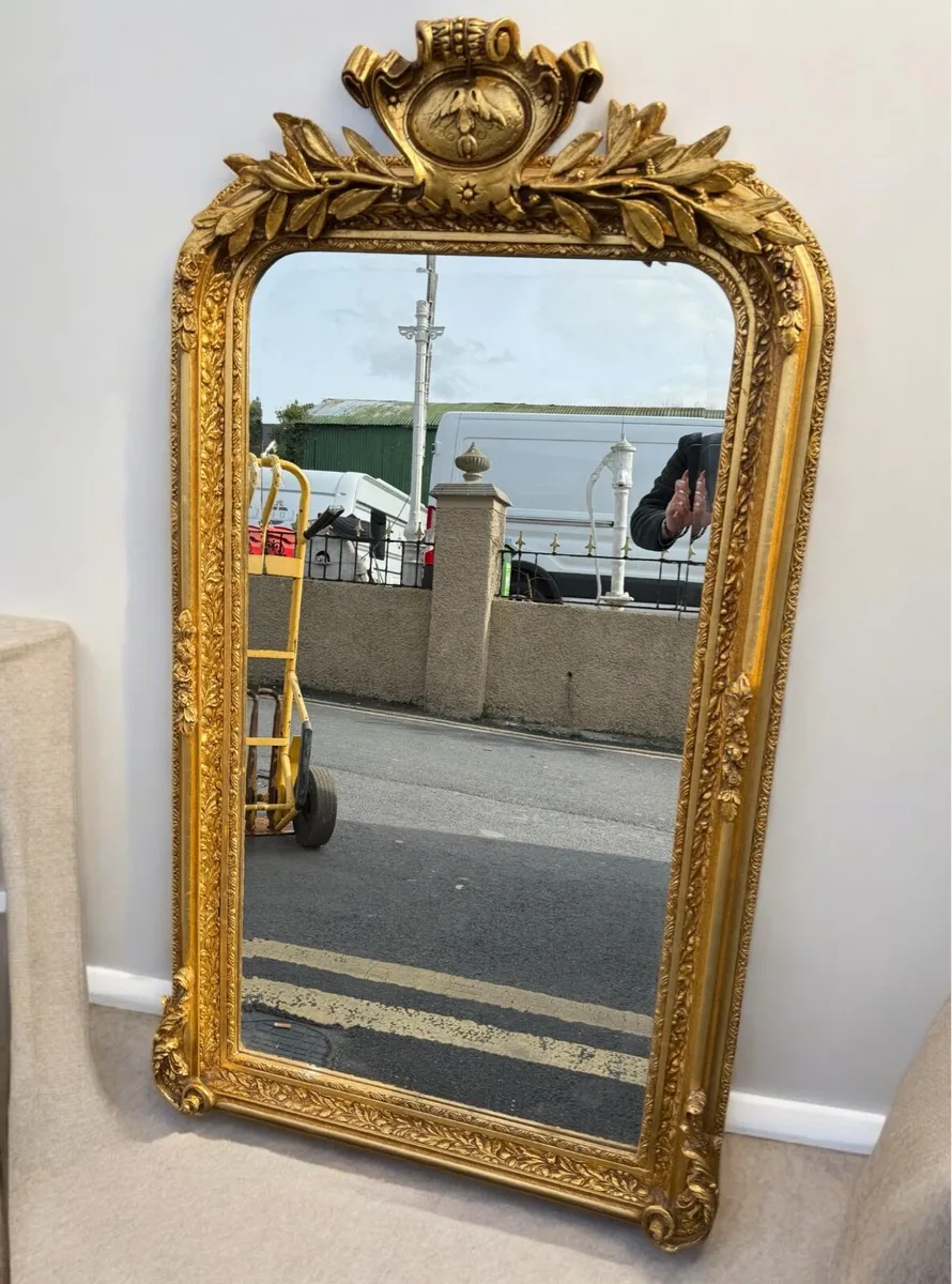 FRENCH GILT MIRROR - Image 1