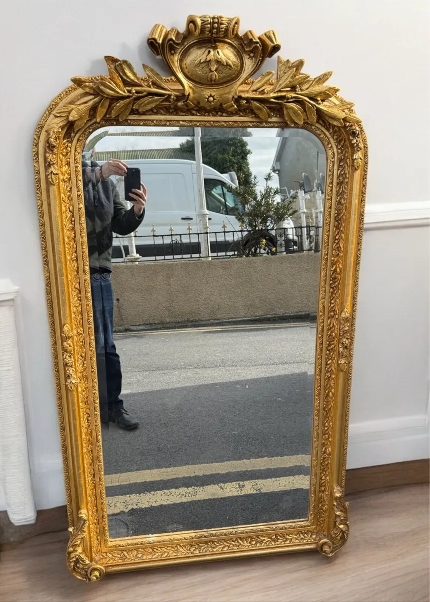 FRENCH GILT MIRROR - Image 2