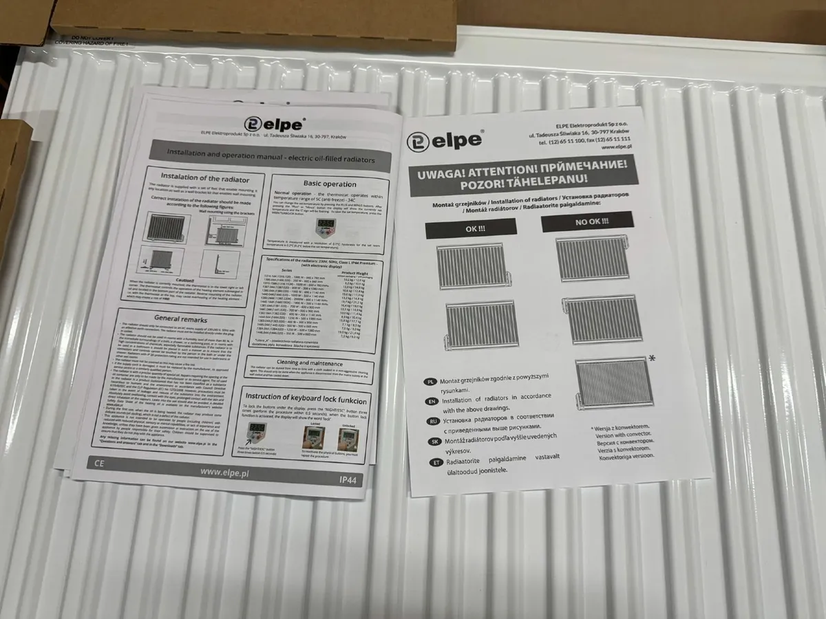 Electric Oil Heater/Radiator 2000W - Image 3