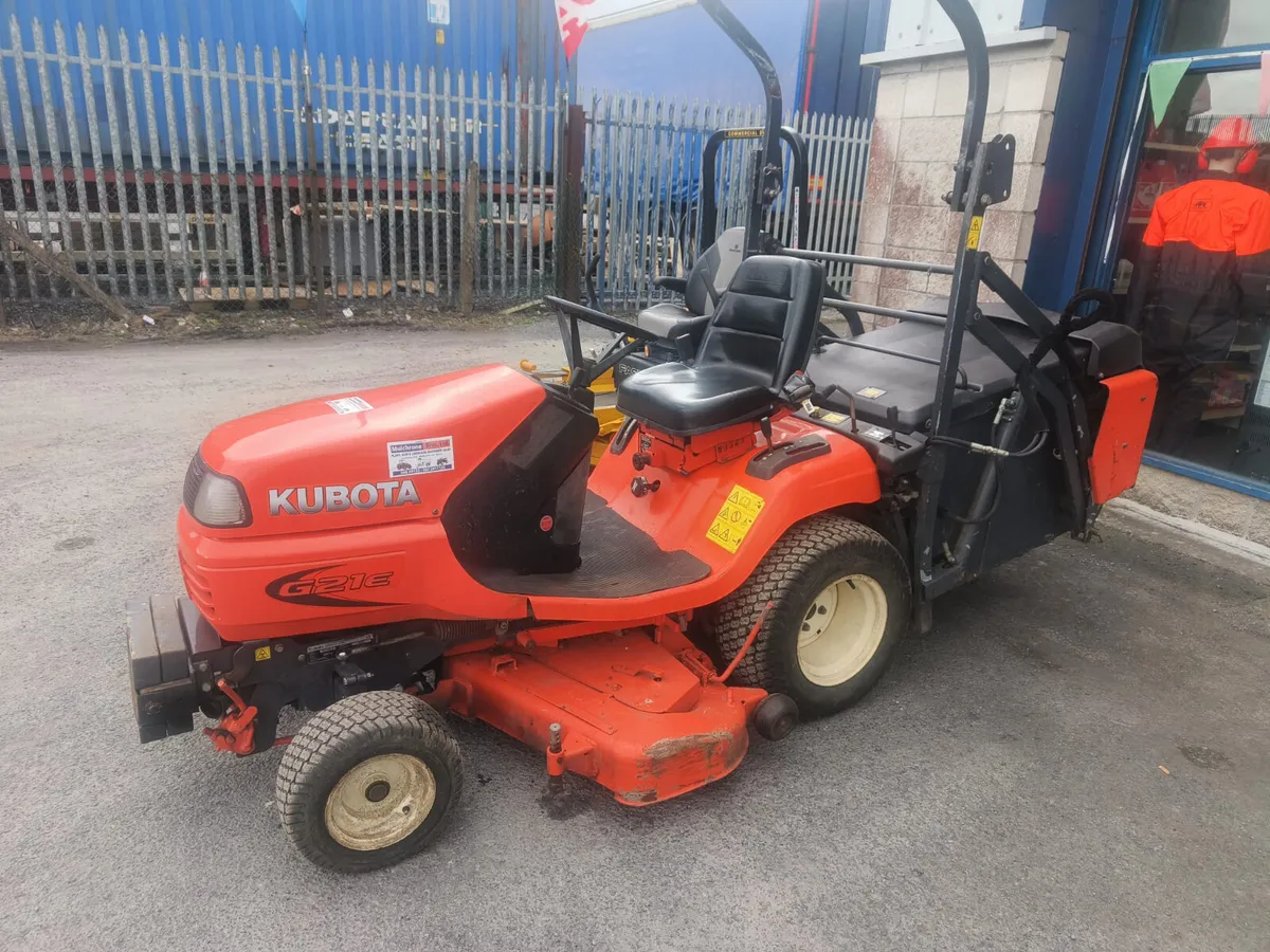 Kubota G21E High tip diesel mower - Image 1