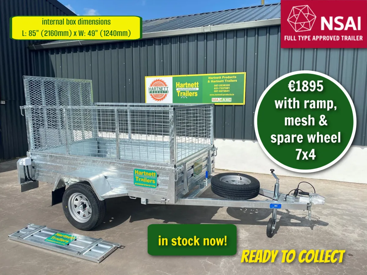 NEW Hartnett Single Axle Trailers for Sale - Image 1