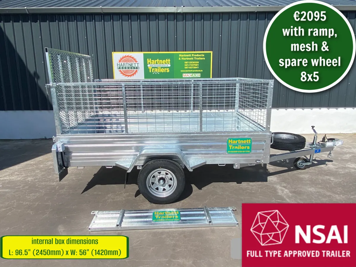 NEW Hartnett Single Axle Trailers for Sale - Image 4