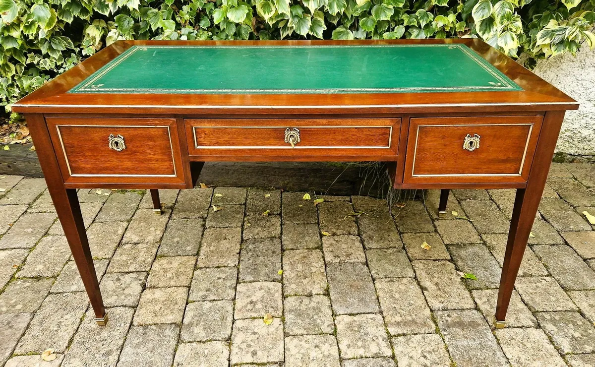 French Mahogany Writing Desk - Image 2