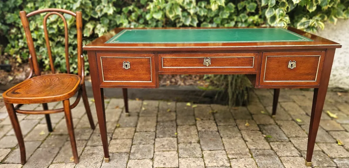 French Mahogany Writing Desk - Image 4