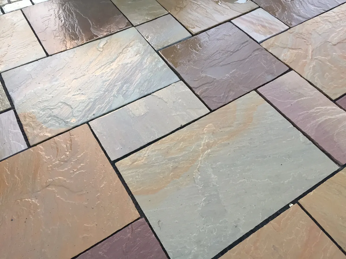 Camel Dust Natural Stone Paving Cork - Image 1