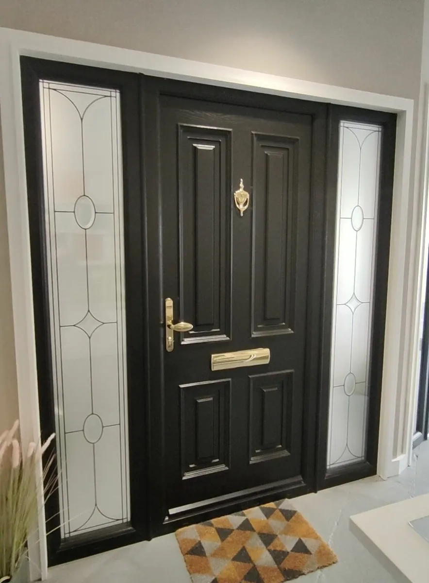 Palladio Door with Side Lights 1805 x 2050mm - Image 1