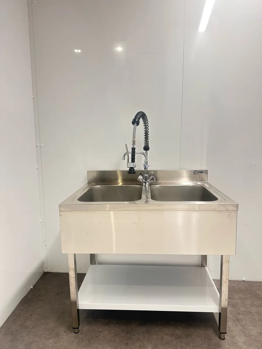 1M Double Bowl Sinks - Image 1