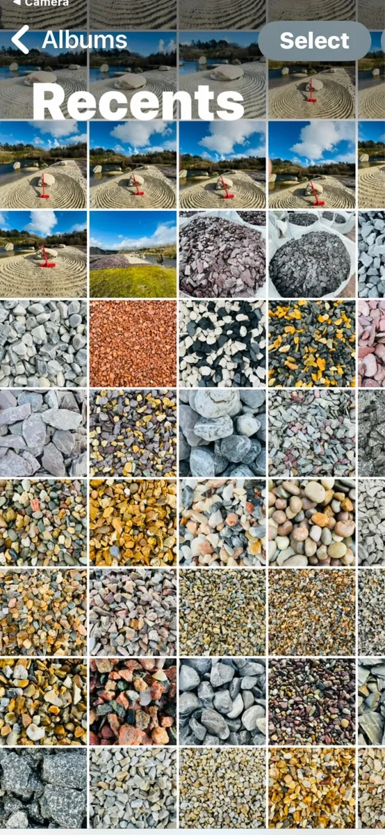 Plum slate stone cobbles pebbles rocks boulders - Image 3