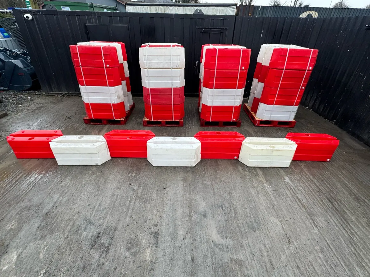 Selection  of Water Filled Plastic Barriers - Image 1