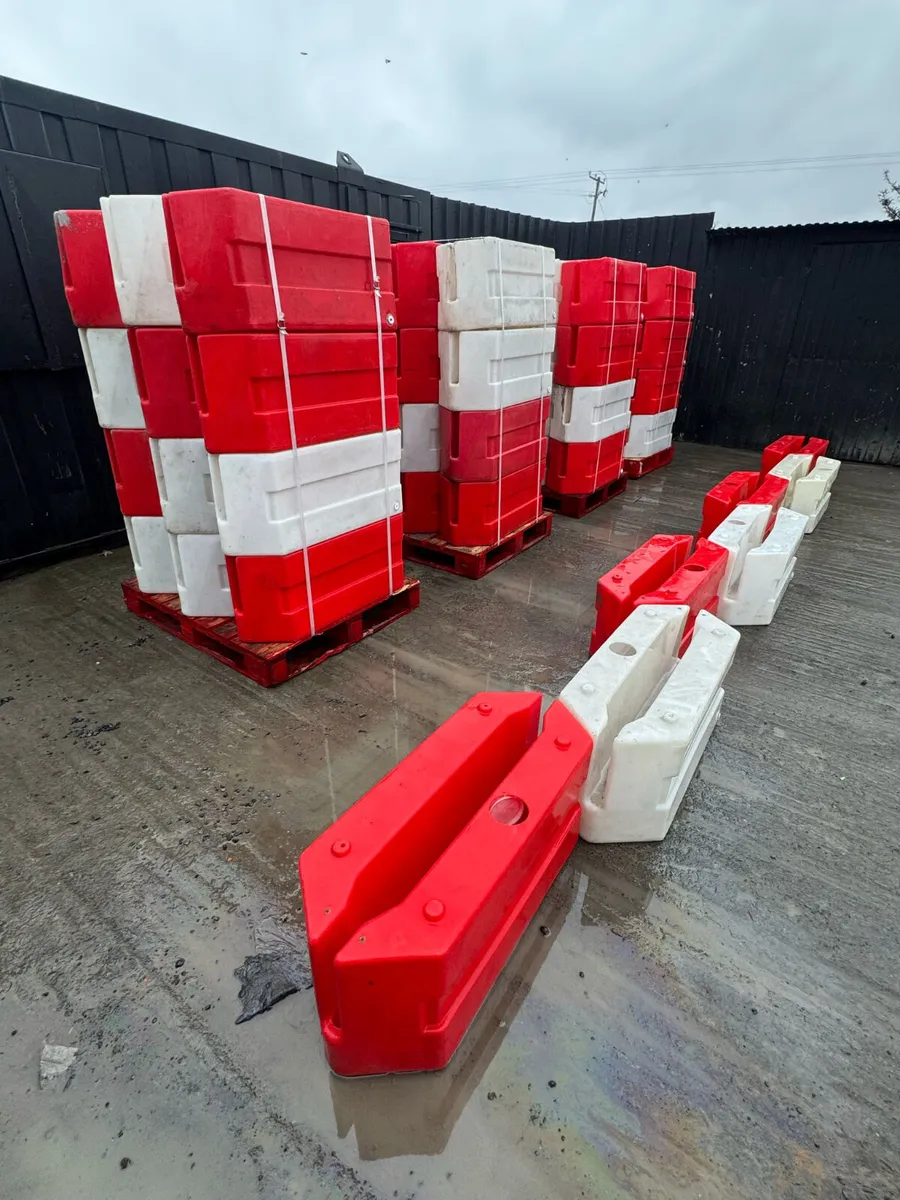 Selection  of Water Filled Plastic Barriers - Image 2