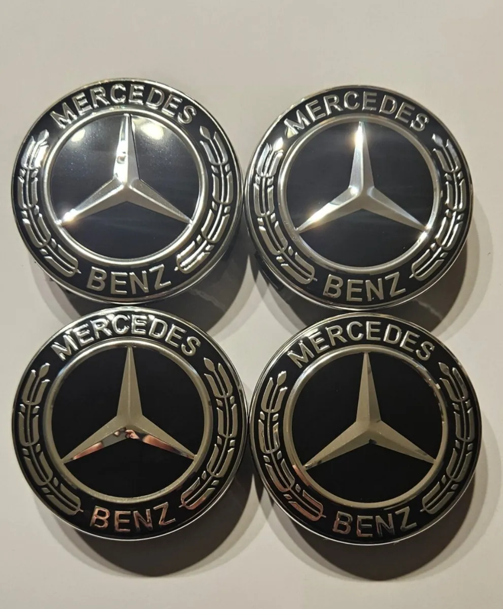 Mercedes 75mm Wheel Center Caps  (4 Caps €15) - Image 2