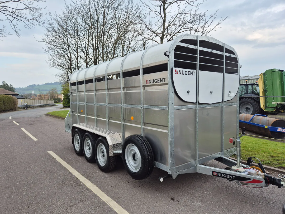 New Nugent 14x6 Livestock  Trailers - Image 2