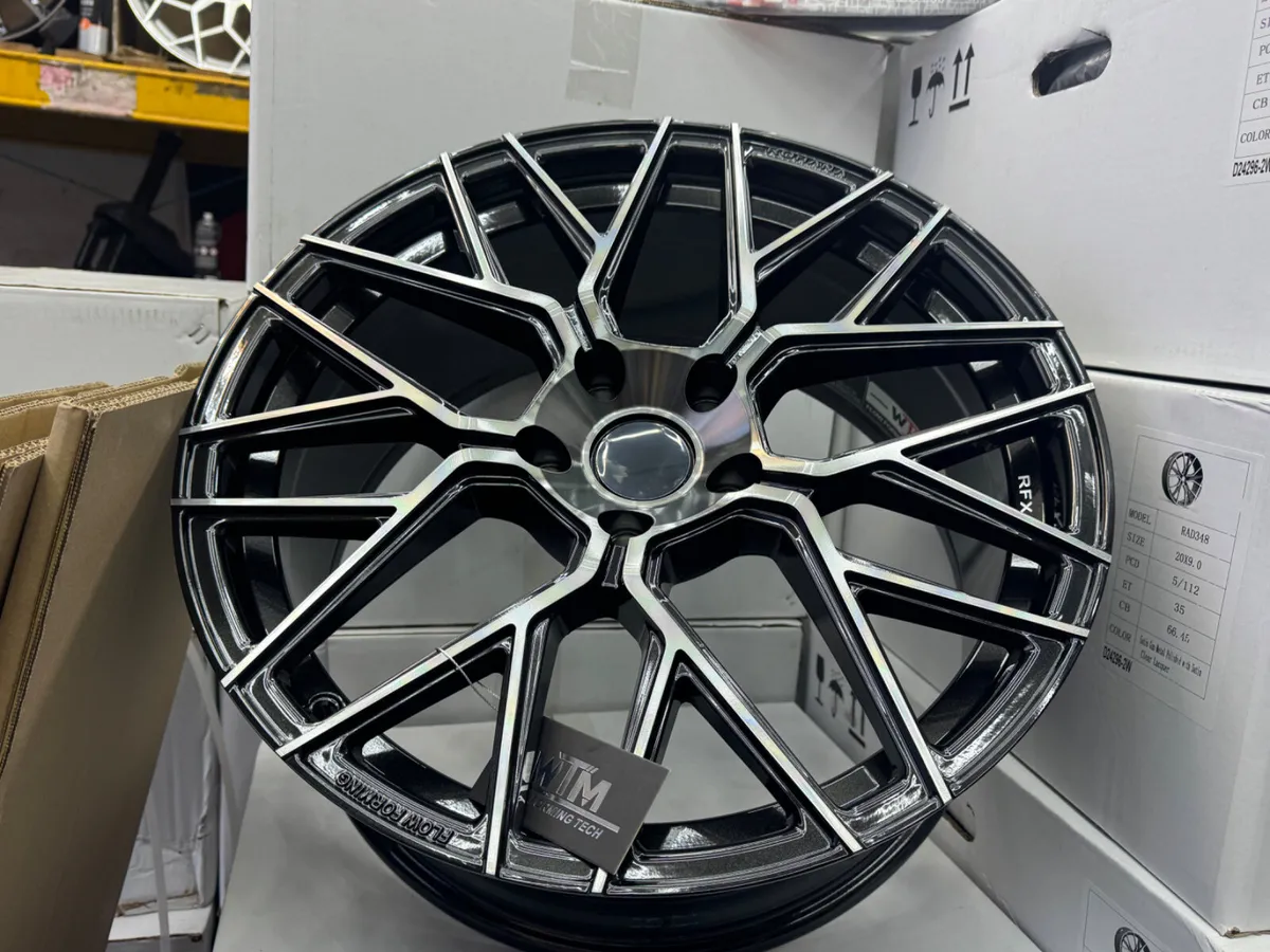 19” bmw fitment 5x120 black / pol - Image 1