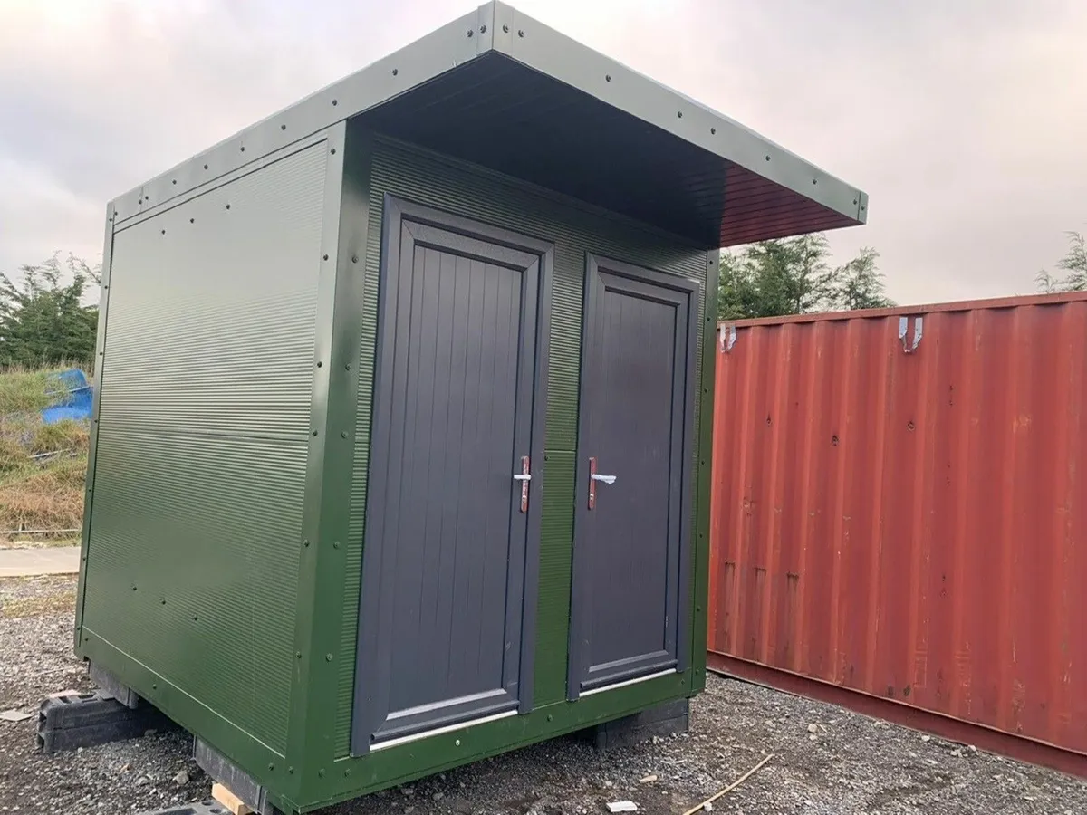 8' x 8' New Portable Toilet for Sale / Rent - Image 1