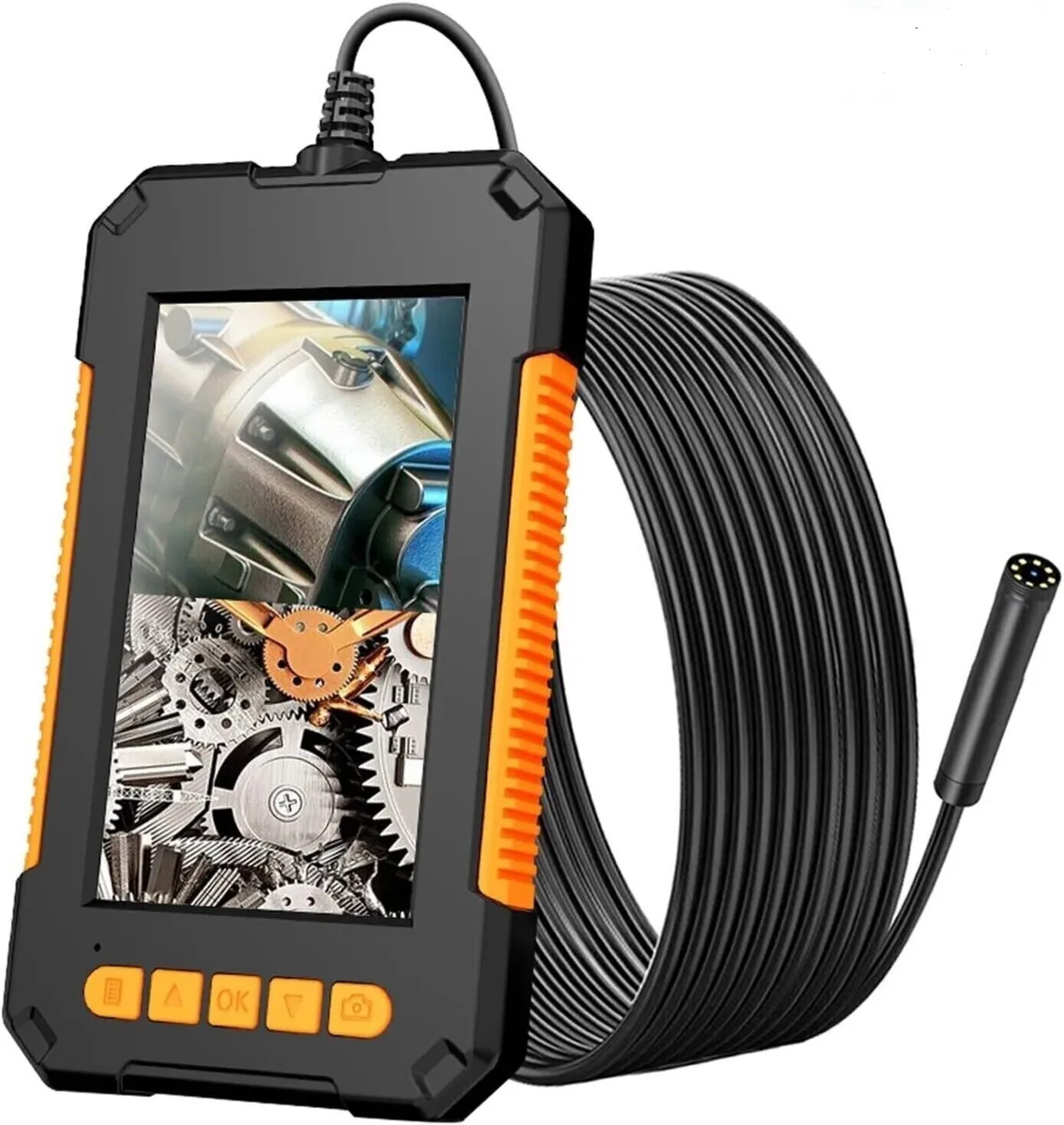 Endoscope Inspection Camera – 8mm, HD 1080P, 4.3″ - Image 1
