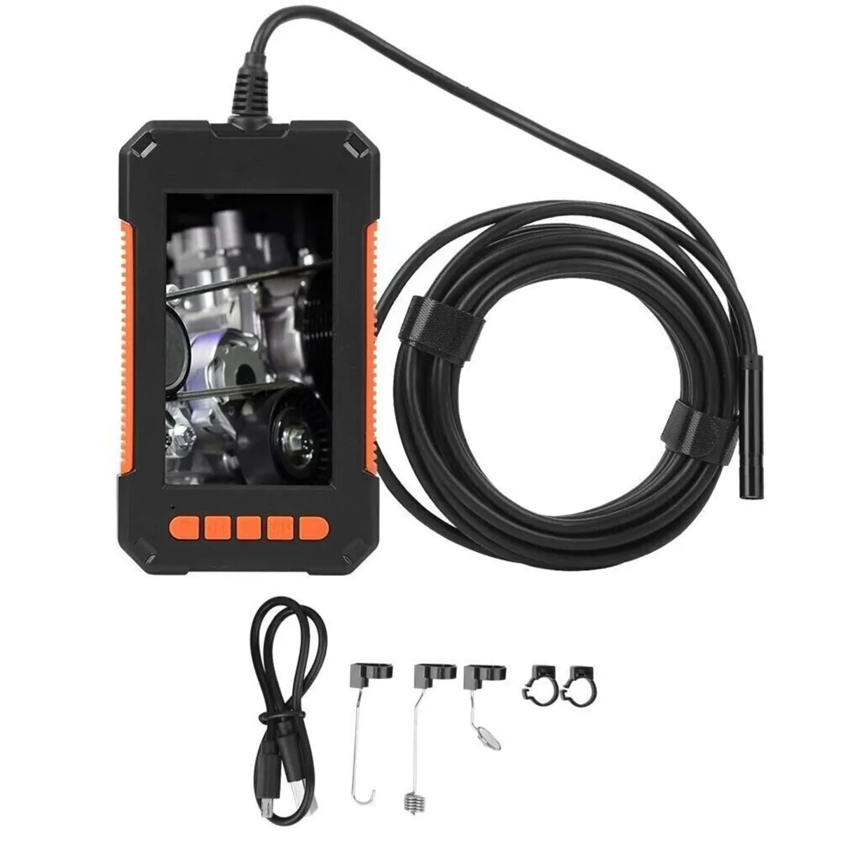 Endoscope Inspection Camera – 8mm, HD 1080P, 4.3″ - Image 4