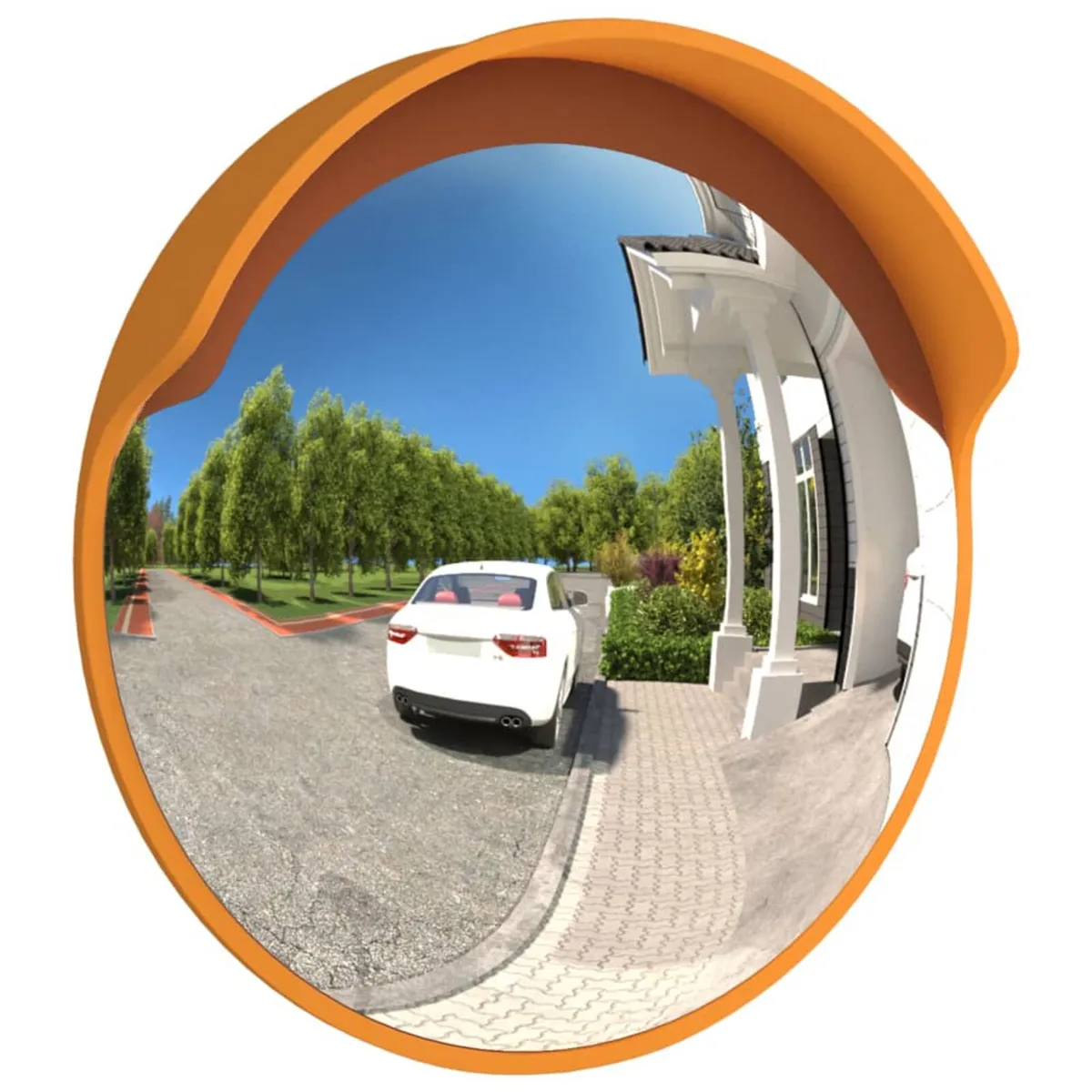 Outdoor Convex Mirror – Heavy Duty, 60cm - Image 1