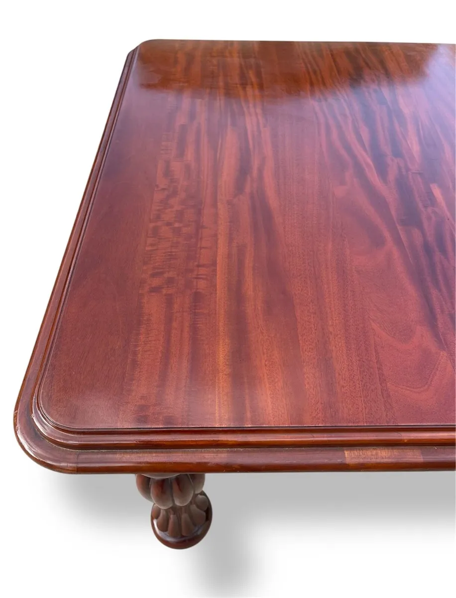 Mahogany dining / boardroom table - Image 4