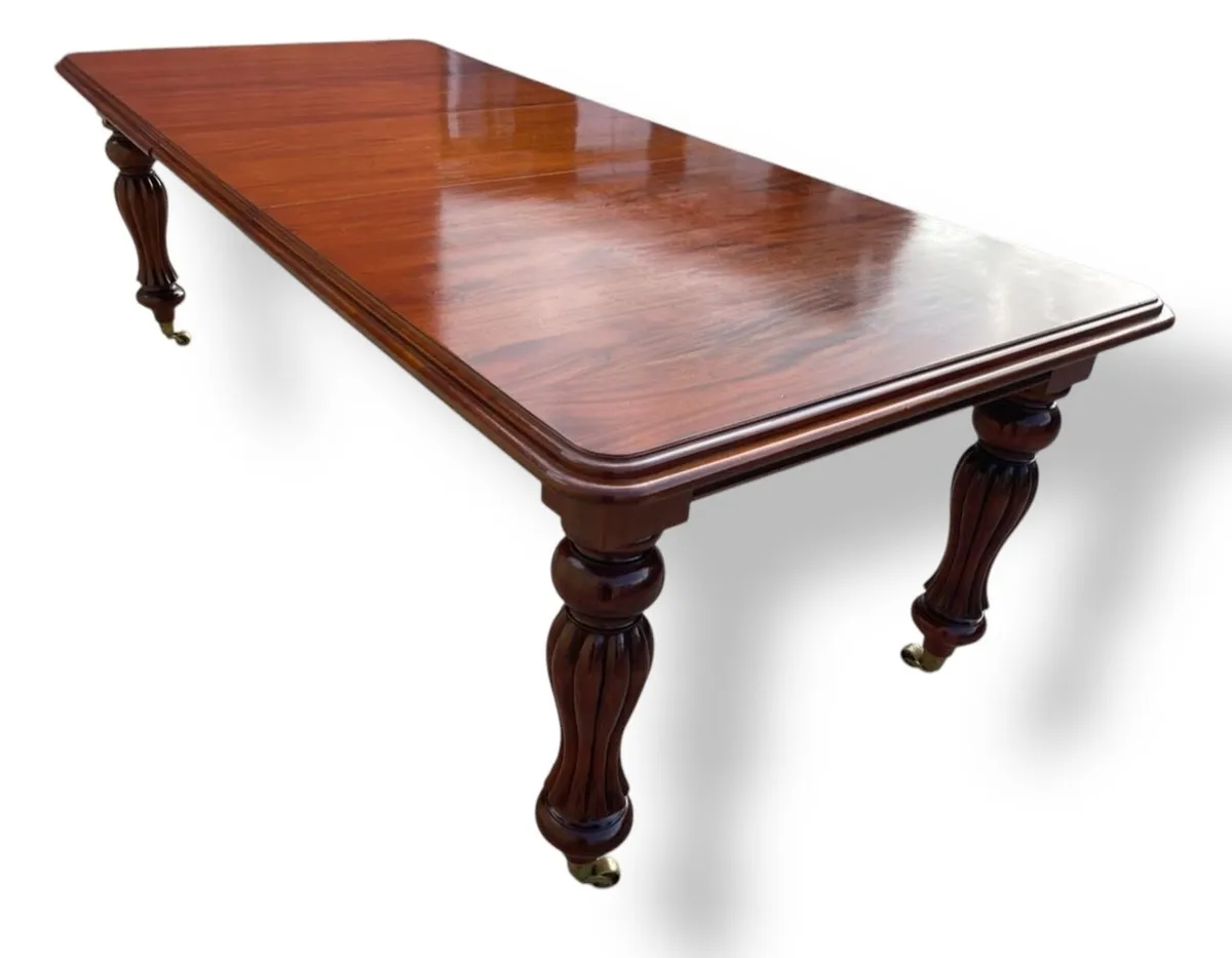 Mahogany dining / boardroom table - Image 2