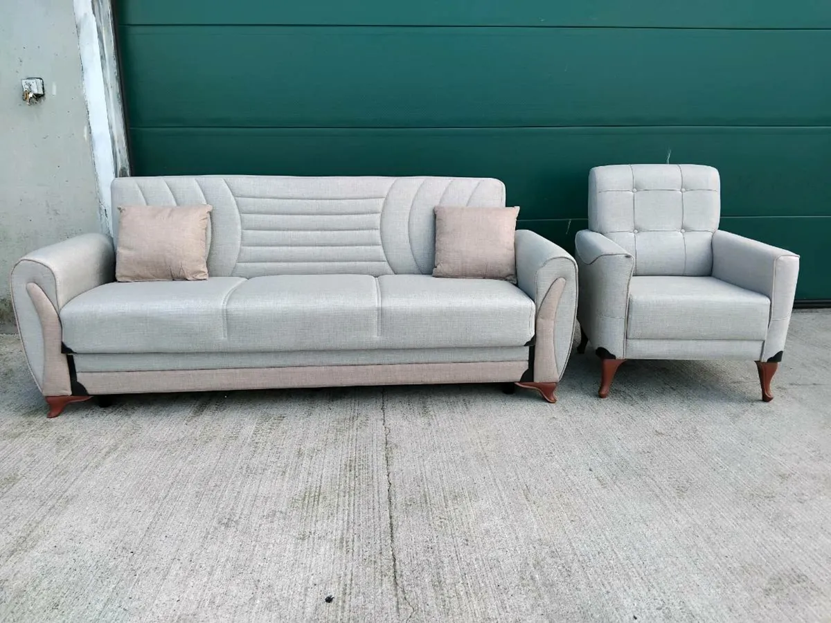 Click clack sofa bed and chair