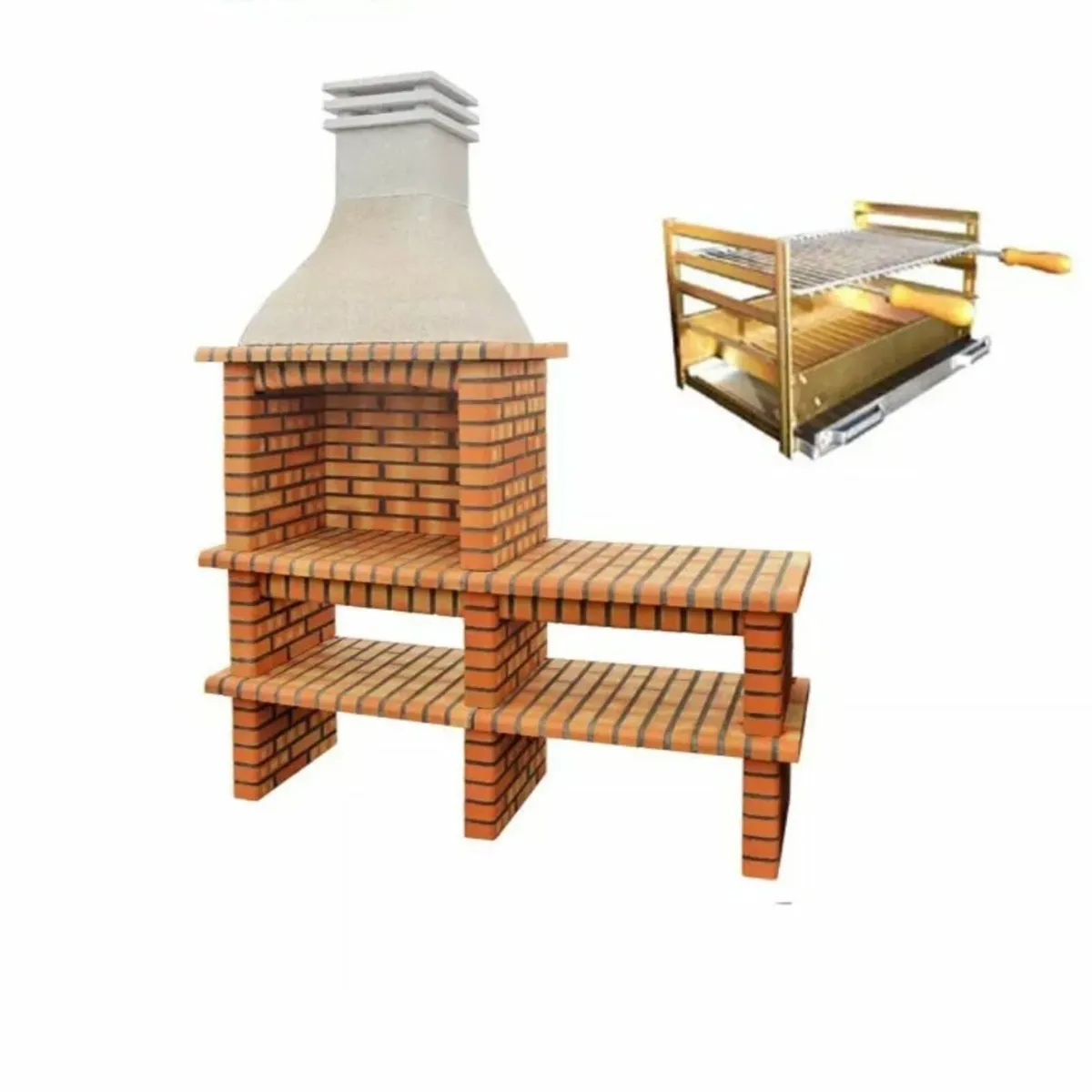 Masonry BBQ's - 2 models - Image 4