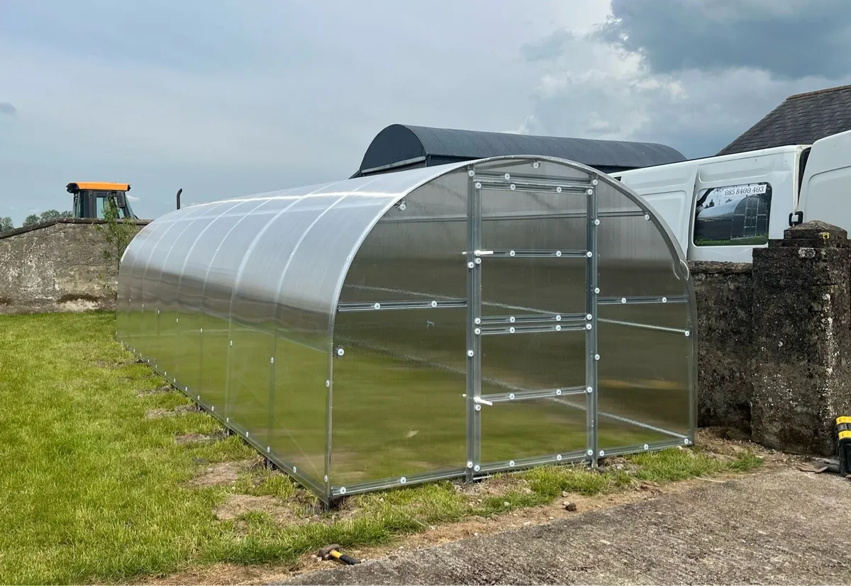 Polytunnel Greenhouse w/strong sheets ARC 1 - Image 1
