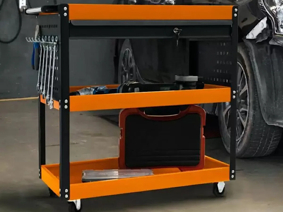 Tool Trolley With Sliding Drawer - Image 1