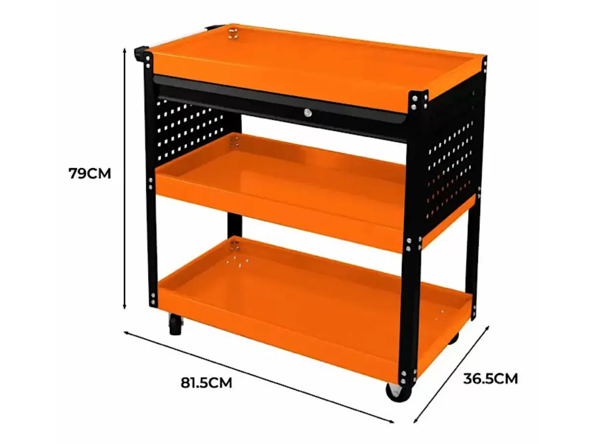 Tool Trolley With Sliding Drawer - Image 4