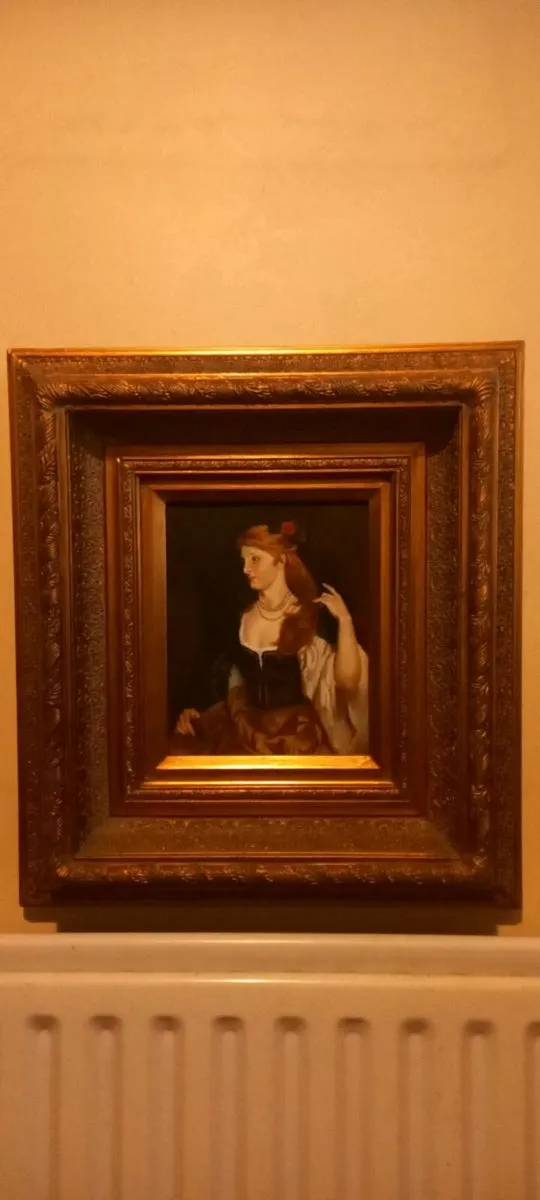 Beautiful Antique Oil Painting - Image 1